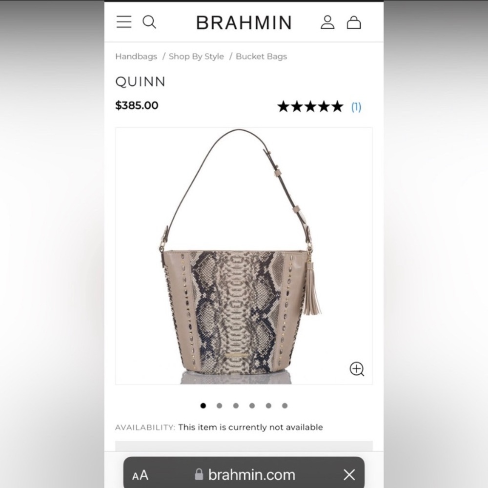 RESERVED - Brahmin Quinn Latte Ballington and Mod Bowie Myrtle Melbourne